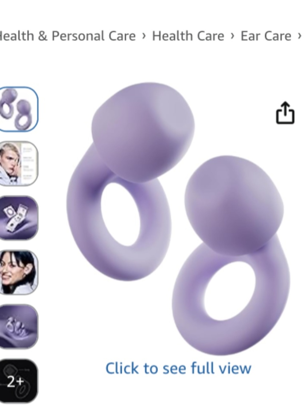 Loop Quiet 2 ear plugs, violet
